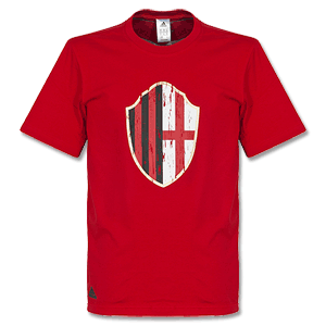 2013 AC Milan Graphic T-Shirt - Red