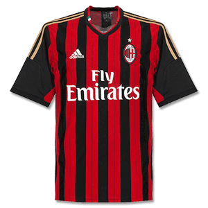 AC Milan Boys Home Shirt 2013 2014