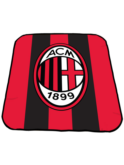 AC Milan FC Crest Fleece Blanket