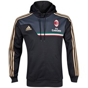 AC Milan Training Hooded Sweatshirt Black