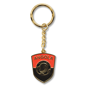 Angola Enamel Keyring