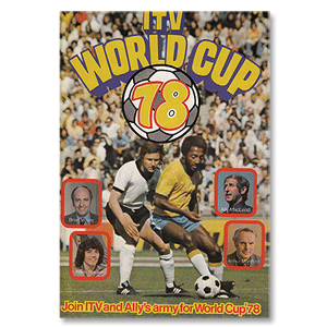 1978 ITV Official World Cup Brochure - UK Edition - WC Finals, Argentina