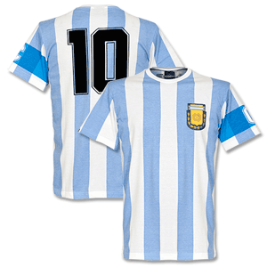 Copa Argentina Capitano T-Shirt - White/Sky