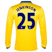 Arsenal Away Shirt 2013/14 Long Sleeved with Jenkinson 25 printing