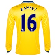 Arsenal Away Shirt 2013/14 Long Sleeved with Ramsey 16 printing