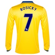 Arsenal Away Shirt 2013/14 Long Sleeved with Rosicky 7 printing