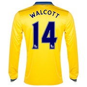 Arsenal Away Shirt 2013/14 Long Sleeved with Walcott 14 printing