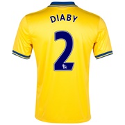 Arsenal Away Shirt 2013/14 with Diaby 2 printing