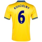 Arsenal Away Shirt 2013/14 with Koscielny 6 printing
