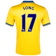 Arsenal Away Shirt 2013/14 with Monreal 17 printing