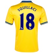 Arsenal Away Shirt 2013/14 with Squillaci 18 printing