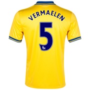 Arsenal Away Shirt 2013/14 with Vermaelen 5 printing