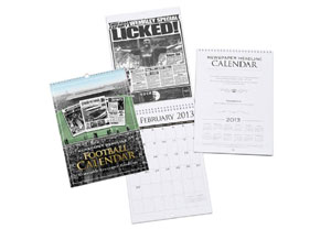 Aston Villa Football Club A4 Personalised Calendar