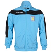 Aston Villa Poly Travel Jacket - Sky/Black - Junior