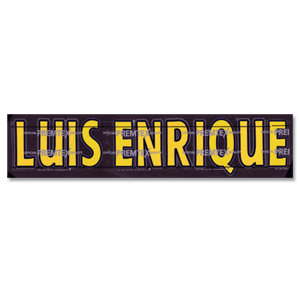 02-03 Barcelona Home Luis Enrique Official Name Only