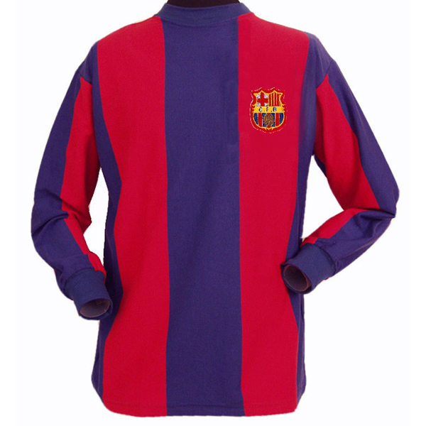 Barcelona 1960s Childrens Retro Football Shirt