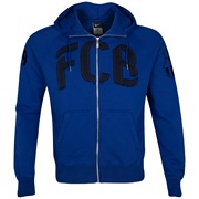 Barcelona Authentic AW77 Full Zip Hoodie - Deep Royal Blue