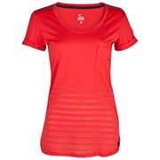 Barcelona Authentic Burnout T-Shirt - Womens Red