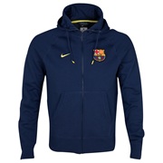 Barcelona Authentic Full Zip Hoody Navy