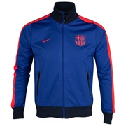 Barcelona Authentic N98 Jacket - Deep Royal Blue/Challenge Red