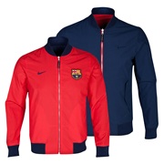 Barcelona Authentic Reversible Anthem Jacket Red
