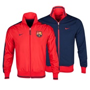 Barcelona Authentic Reversible Jacket - University Red/Midnight Navy Red