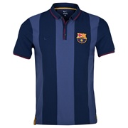 Barcelona Authentic Slim Collar Polo Navy