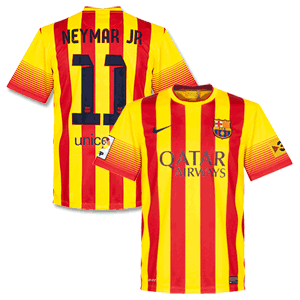 Barcelona Away Neymar Jr Shirt 2013 2014 + TV3 patch