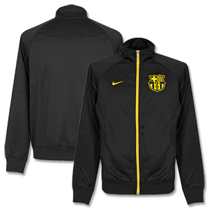 Barcelona Black Core Trainer Jacket 2013 2014