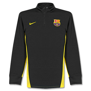 Barcelona Black L/S Midlayer Top 2013 2014