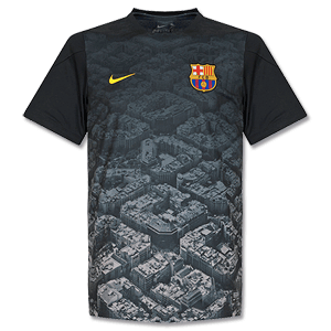 Barcelona Black Squad Pre Match Top 2013 2014