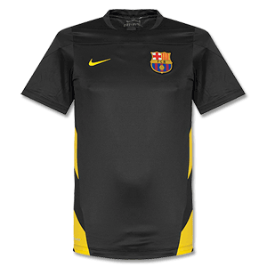 Barcelona Black UCL Squad Training Shirt 2013 2014