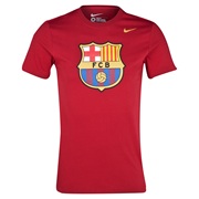 Barcelona Core Crest T-Shirt Red