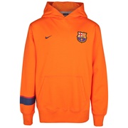 Barcelona Core Hoodie - Safety Orange/Midnight Navy - Kids