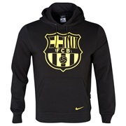 Barcelona Core Hoody - Black/Vibrant Yellow Black