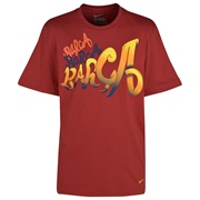 Barcelona Core T-Shirt - Storm Red - Youths