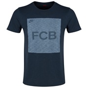 Barcelona Covert Block T-Shirt Navy