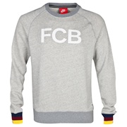 Barcelona Covert Crew Sweatshirt Dk Grey