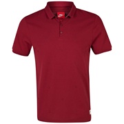 Barcelona Covert Embroidered Polo Red