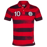Barcelona Covert Vintage Polo - Gym Red/Obsidian