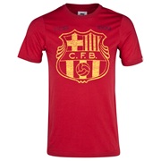 Barcelona Covert Vintage T-Shirt - Storm Red