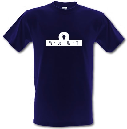 Barcelona European Champions male t-shirt.