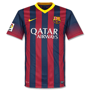 Barcelona Home Boys Shirt 2013 2014