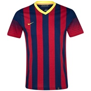 Barcelona Home Replica Cotton T-Shirt Navy