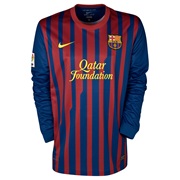 Barcelona Home Shirt 2011/12 - Long Sleeved