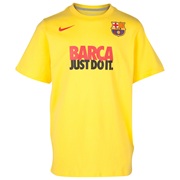 Barcelona Just Do It Core T-Shirt - Kids Yellow