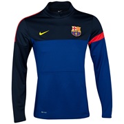 Barcelona Long Sleeve Midlayer Top - Deep Royal Blue/Tour Yellow