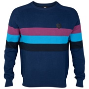 Barcelona NSW Knitted Crew Neck Sweater - Midnight Navy