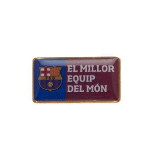 Barcelona Pin Badge - Red/Blue
