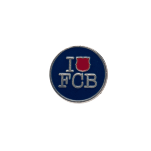Barcelona Round Pin Badge